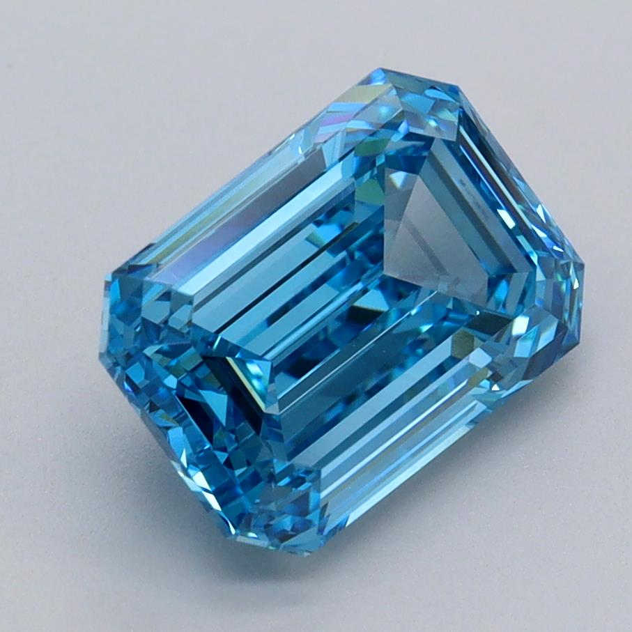 2.88 Carat Emerald Lab Diamond :: Greenstar spin frame 03