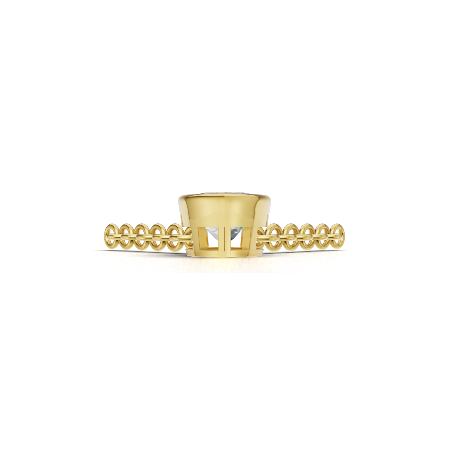 Pendant Marquise Bezel 18k Yellow Gold 1ct