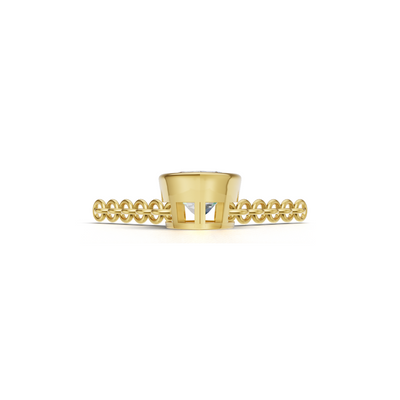Pendant Marquise Bezel 18k Yellow Gold 1ct